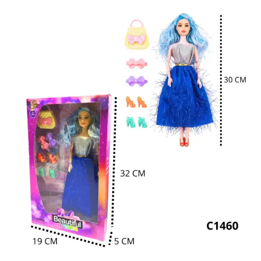 C1460 MUÑECA FLACA ACCESORIOS C1460