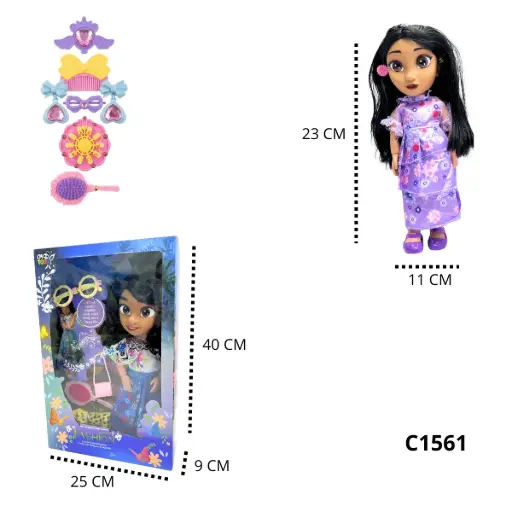 C1561 MUNECA ENCANTO ACCESORIOS C1561