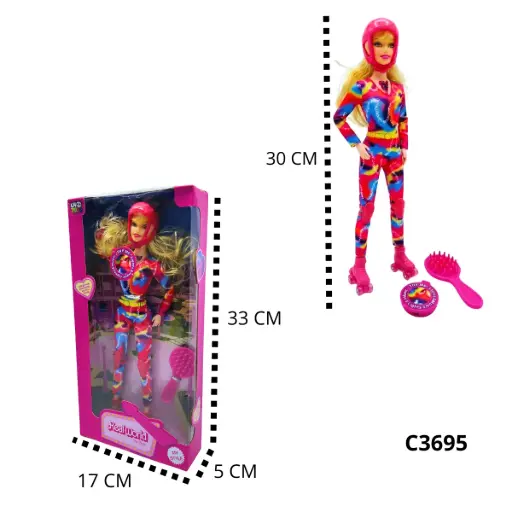 C3695 MUNECA REAL WORLD C3695