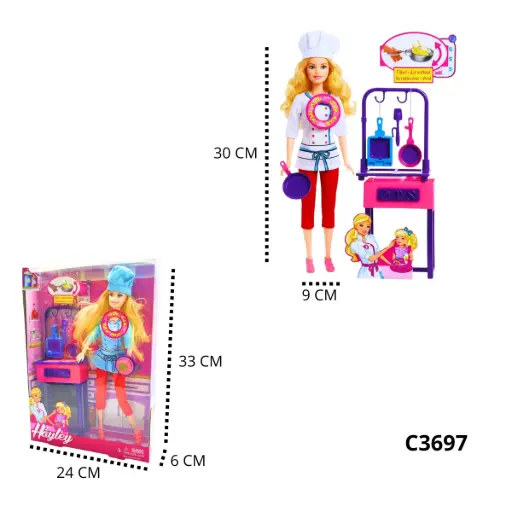 MUÑECAS CON ACCESORIOS C3697