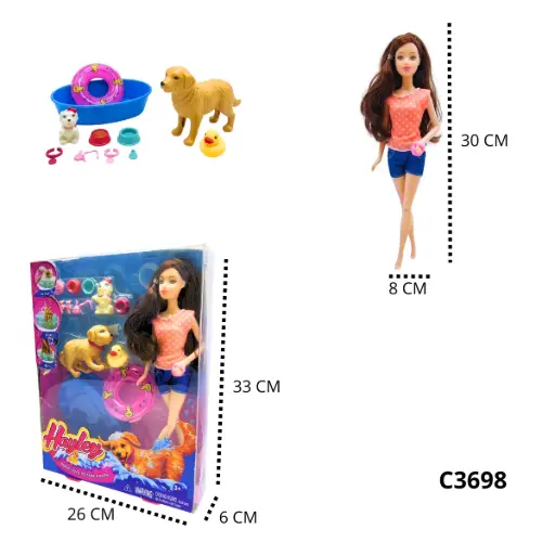 C3698 MUÑECA ACCESORIOS C3698