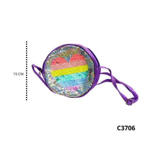 C3706 BOLSO CORAZÓN REDONDO C3706