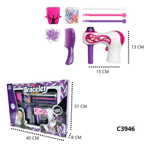 MAQUINA PARA HACER TRENZAS C3946