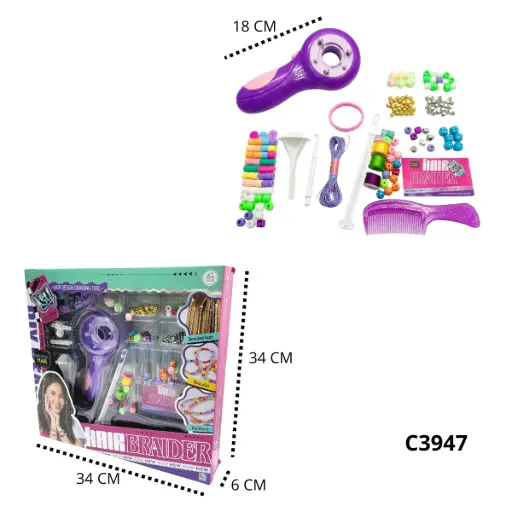 C3947 MAQUINA PARA ADORNAR CABELLO C3947