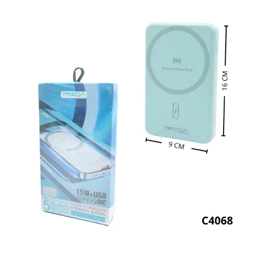 POWER BANK CON IMAN 5000MAH C4068