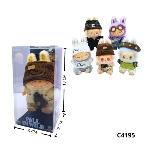 C4195 MUÑECO LABUBU CON ROPA C4195