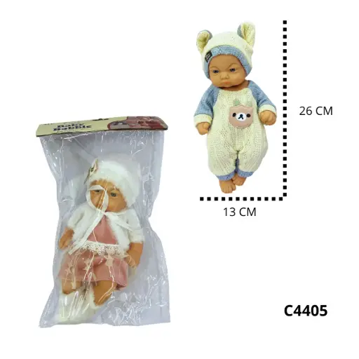 BEBE REAL EN BOLSA CON MECANISMO C4405