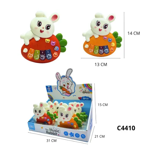 C4410 PIANO MUSICAL CONEJO MED C4410
