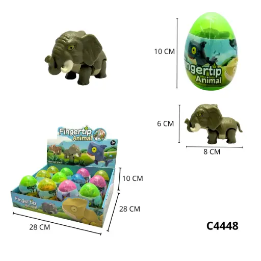 C4448 HUEVITO ANIMALES STD C4448