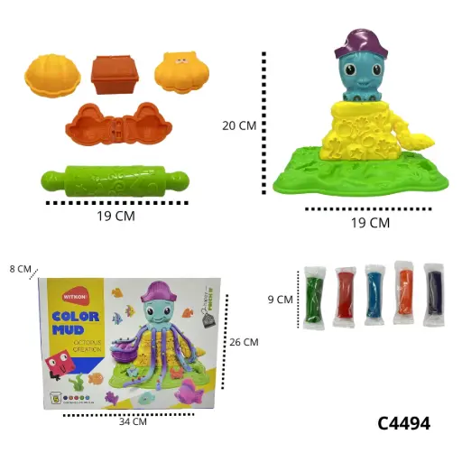 JUEGO PLASTILINA PULPO C4494
